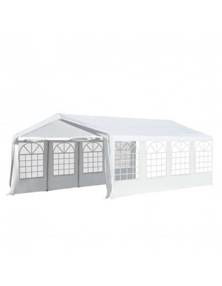 Outsunny Gazebo Marquee, Steel Frame, Water Resistant, size 8x4m, White - pic 11531 | FastDaddyshop