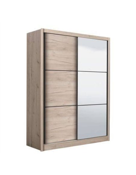 Navara Oak Effect Sliding Door Wardrobe 166cm, 3085 - pic 115319 | FastDaddyshop