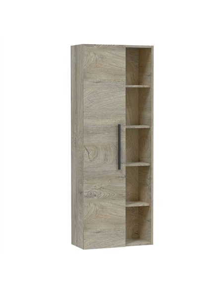 Neves Oak Effect Bathroom Vanity Storage Wall Mounted Cupboard, 3226 - pic 115324 | FastDaddyshop