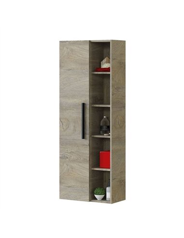 Neves Oak Effect Bathroom Vanity Storage Wall Mounted Cupboard, 3226