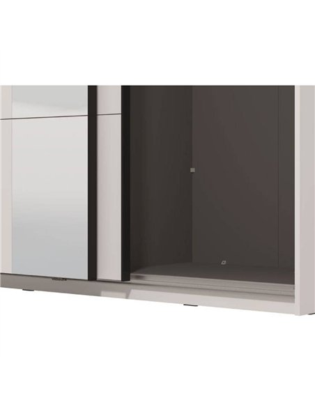 Noah Sliding Wardrobe White With Mirror, 3407 - pic 115335 | FastDaddyshop