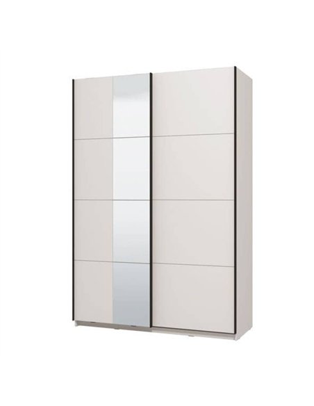 Noah Sliding Wardrobe White With Mirror, 3407 - pic 115336 | FastDaddyshop
