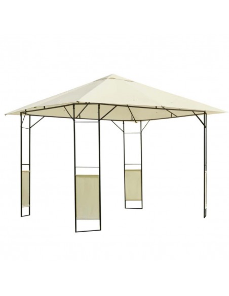 Outsunny 3x3m Patio Garden Metal Gazebo Marquee, Steel Frame, Water Resistant, Cream - pic 11534 | FastDaddyshop