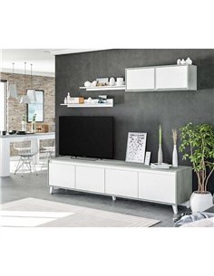 Nocca Grey and White TV Cabinet, 2964