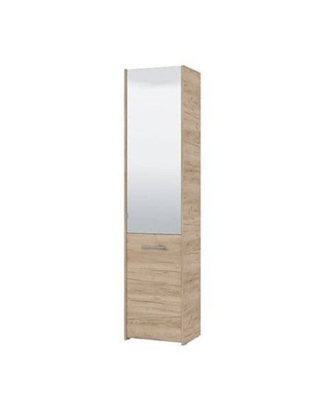Osaka Oak Effect Tall Slim Shoe Cabinet Cupboard, 3452  - pic 115359 | FastDaddyshop