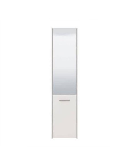 Osaka White Mirrored Slim Shoe Cabinet Cupboard, 3453 - pic 115365 | FastDaddyshop
