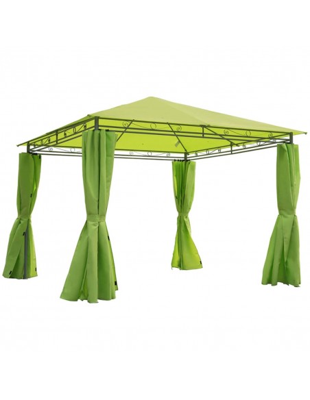 Outsunny 3x3m Garden Metal Gazebo, Lemon Green - pic 11538 | FastDaddyshop
