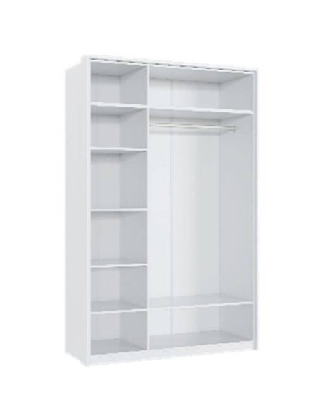 Rado 3 Door White High Gloss Mirrored Wardrobe, 3153 - pic 115382 | FastDaddyshop
