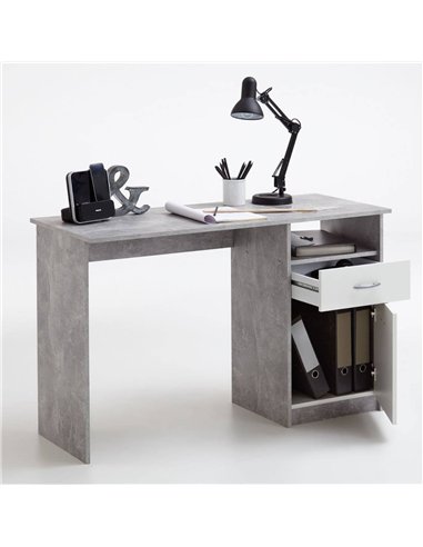 Rami Grey and White Desk, 2978