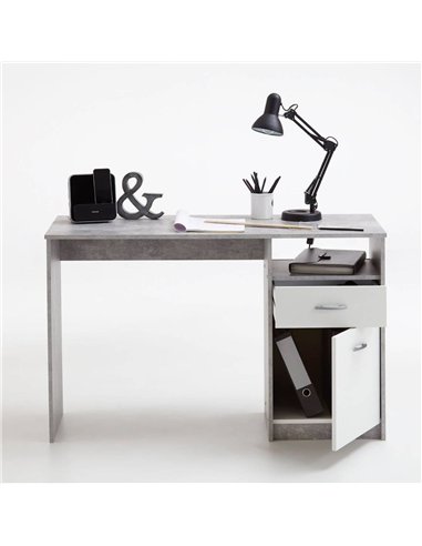 Rami Grey and White Desk, 2978