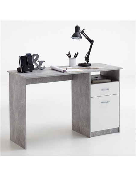 Rami Grey and White Desk, 2978 - pic 115392 | FastDaddyshop