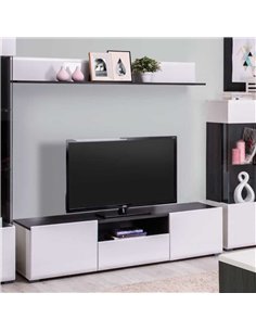 Royce White Tv Unit Cabinet, 3061 2