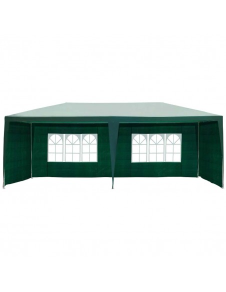 Outsunny 6x3 m Gazebo Marquee Outdoor Patio Canopy Shelter with Windows and Side Panels, Green - pic 11543 | FastDaddyshop