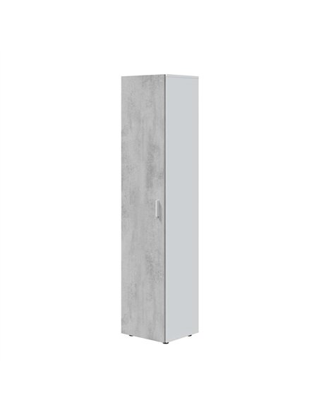 Ruben Narrow Grey & White 1 Door Universal Utility Storage Cupboard, 3245 - pic 115440 | FastDaddyshop