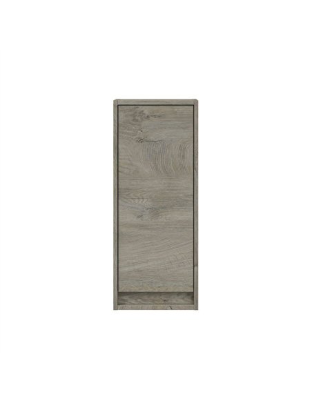 Shaarawy Grey Oak Effect 1 Door Wall Mounted Floating Bathroom Cupboard, 3225 - pic 115463 | FastDaddyshop