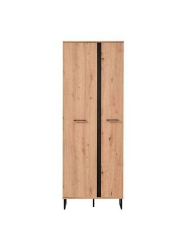 Sorrento Oak Effect Tall Slim 2 Door Wardrobe, 3125