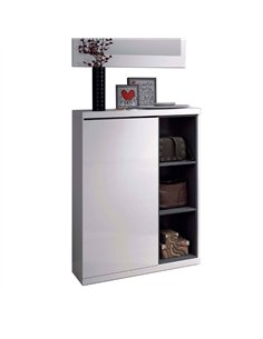 Tendi White Gloss Shoe Cabinet Hallway Unit, 2919