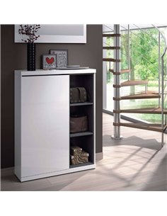 Tendi White Gloss Shoe Cabinet Hallway Unit, 2919 2