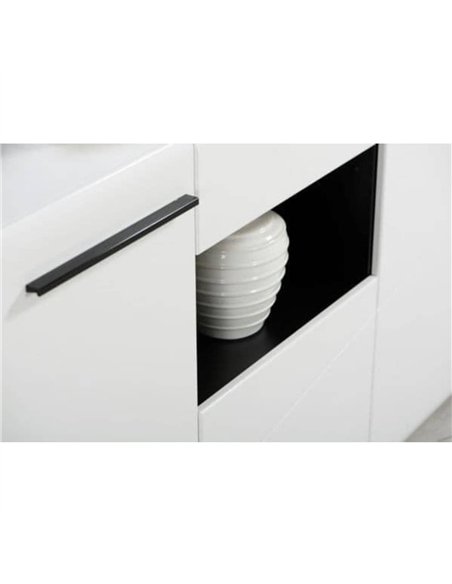 Terrento White Gloss Tall Sideboard, 3052 - pic 115500 | FastDaddyshop