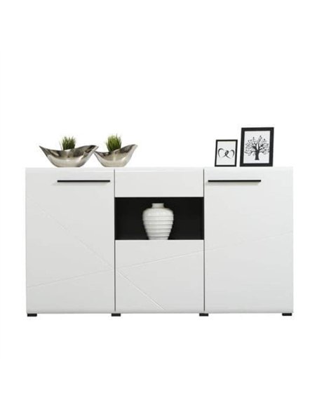 Terrento White Gloss Tall Sideboard, 3052 - pic 115501 | FastDaddyshop