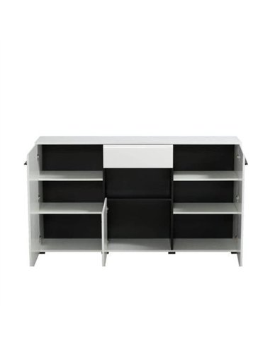 Terrento White Gloss Tall Sideboard, 3052
