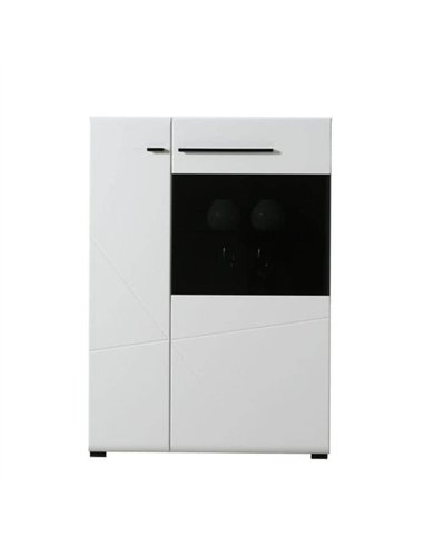 Terrento White Short Display Cabinet, 3053