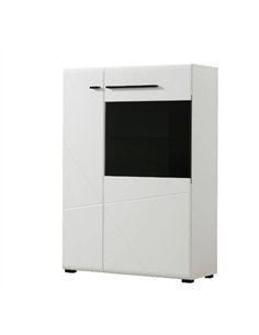Terrento White Short Display Cabinet, 3053