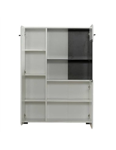 Terrento White Short Display Cabinet, 3053