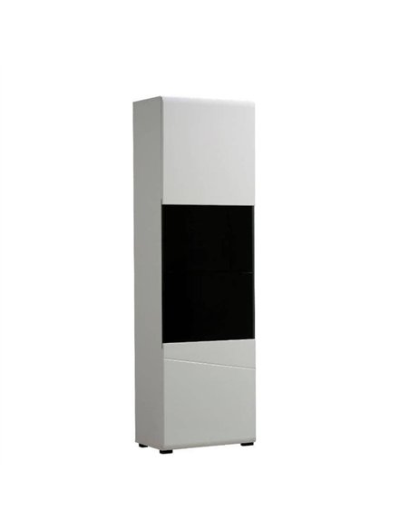 Terrento White Tall Display Cabinet, 3054 - pic 115509 | FastDaddyshop