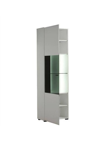 Terrento White Tall Display Cabinet, 3054