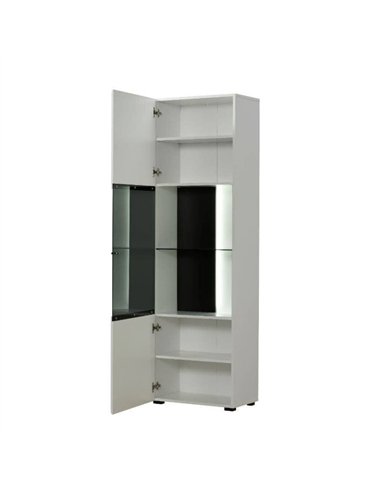 Terrento White Tall Display Cabinet, 3054