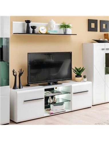 Terrento White Large Tv Cabinet, 3055