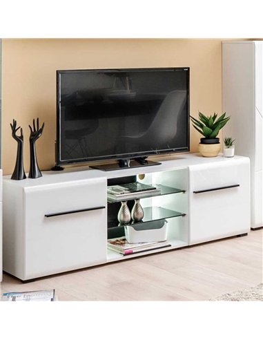 Terrento White Large Tv Cabinet, 3055