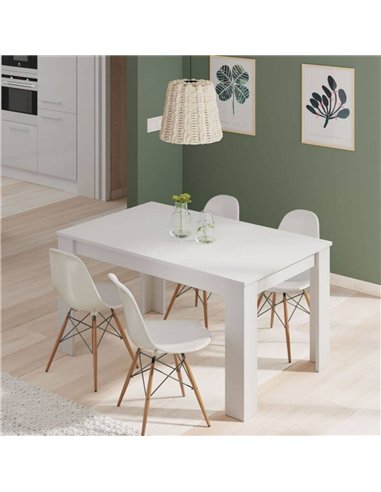 Tevez White Extending Dining Table, 3213