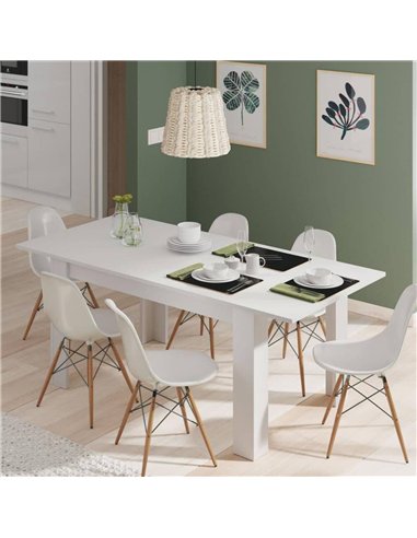 Tevez White Extending Dining Table, 3213