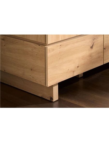 Texas Artisan Oak Effect 2 Door 2 Drawer Double Wardrobe, 3287 - pic 115523 | FastDaddyshop