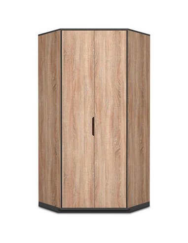 Vant Oak Effect 2 Door Corner Wardrobe, 2677