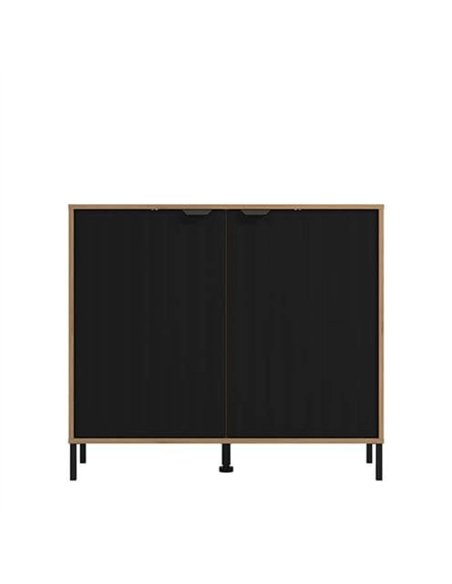 Vilamoura Artisan Oak Effect And Black Small Sideboard, 3422 - pic 115581 | FastDaddyshop