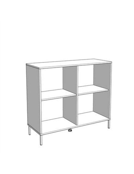 Vilamoura Artisan Oak Effect And Black Small Sideboard, 3422 - pic 115582 | FastDaddyshop