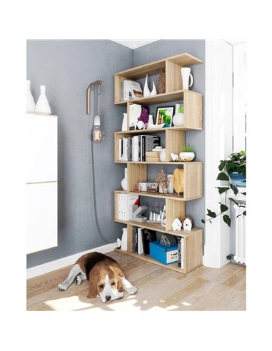Zing Oak Effect Bookcase, 2605