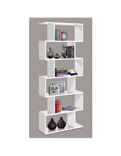Zing White Gloss Bookcase, 2439