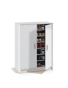 Zuldy Large White Shoe Cupboard, 2505