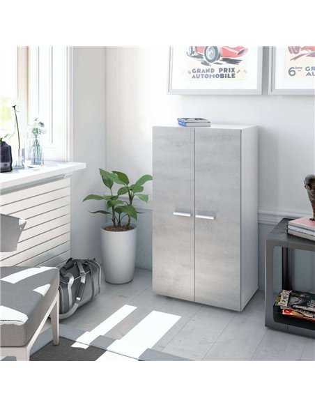 Zuldy Grey and Whie Shoe Cupboard, 2962 - pic 115616 | FastDaddyshop