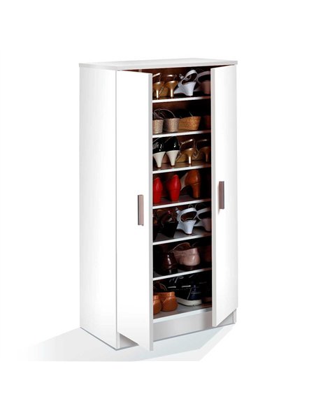 Zuldy White Shoe Cupboard, 2462 - pic 115619 | FastDaddyshop
