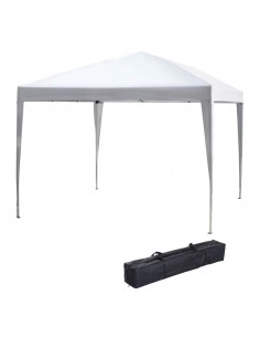 Outsunny 3x3m Garden Heavy Duty Pop Up Gazebo Marquee, UV Protection, White