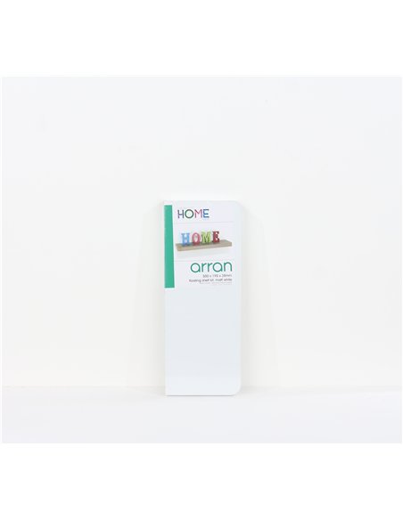 Core Products arran floating shelf kit - matt white, AR500WH - pic 115630 | FastDaddyshop