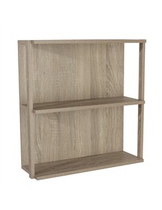 Core Products 3 shelf medium wall unit - oak effect, ARW600OK