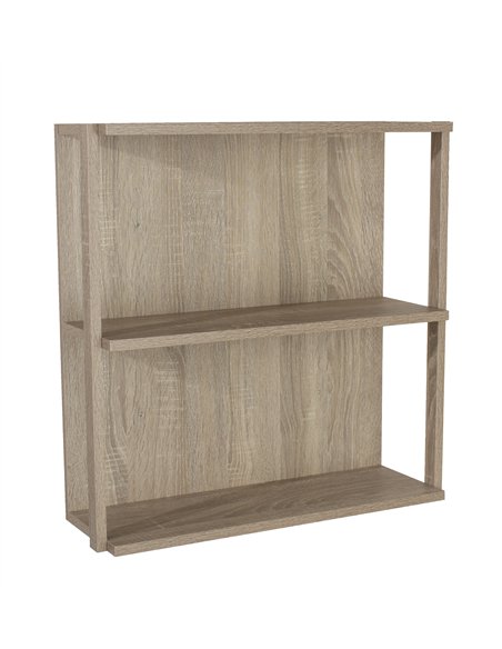 Core Products 3 shelf medium wall unit - oak effect, ARW600OK - pic 115661 | FastDaddyshop