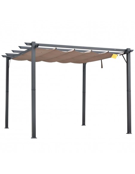 Outsunny 3x3m Aluminium Pergola Canopy Gazebo Awning Outdoor Marquee for Party BBQ - pic 11567 | FastDaddyshop