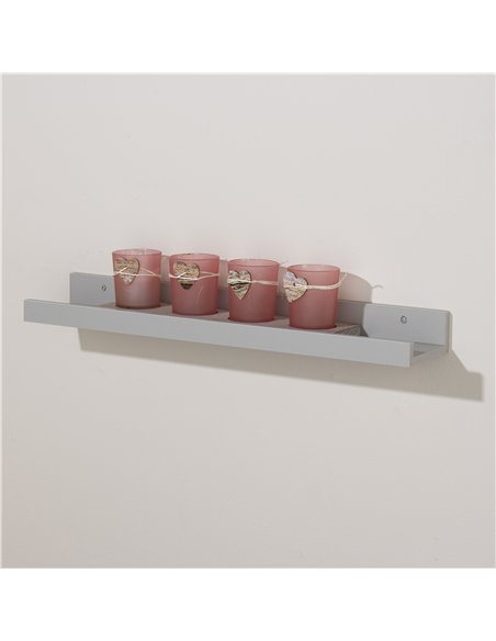 Core Products floating book shelf - light grey, DU58GY - pic 115718 | FastDaddyshop
